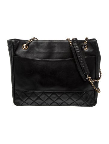 Quilted CC Chain Tote