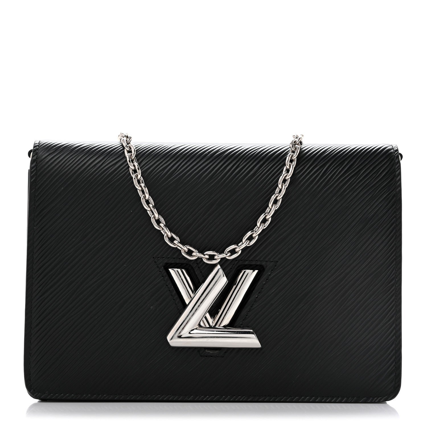 Louis Vuitton Epi Twist Belt Chain Wallet Black