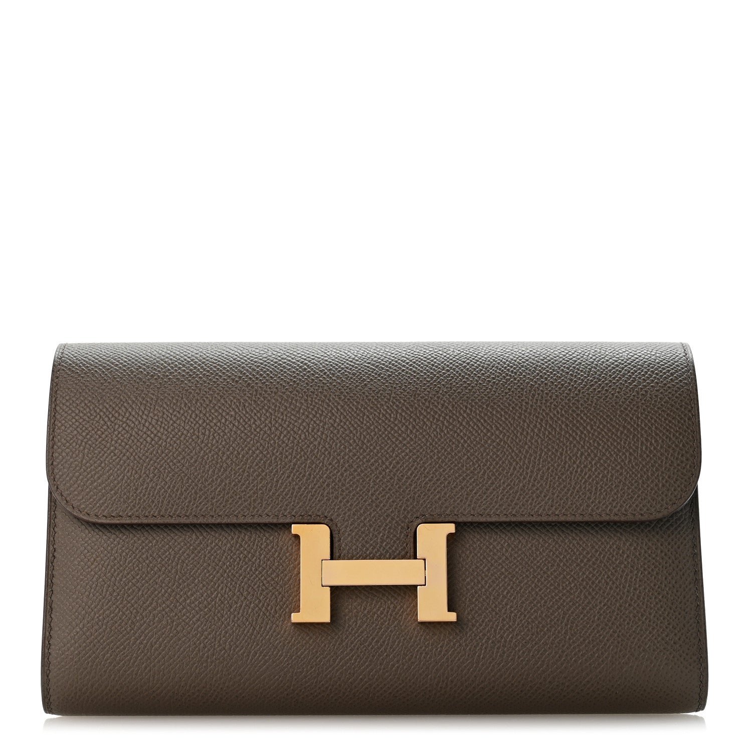 Hermes Epsom Constance Long Wallet Etain