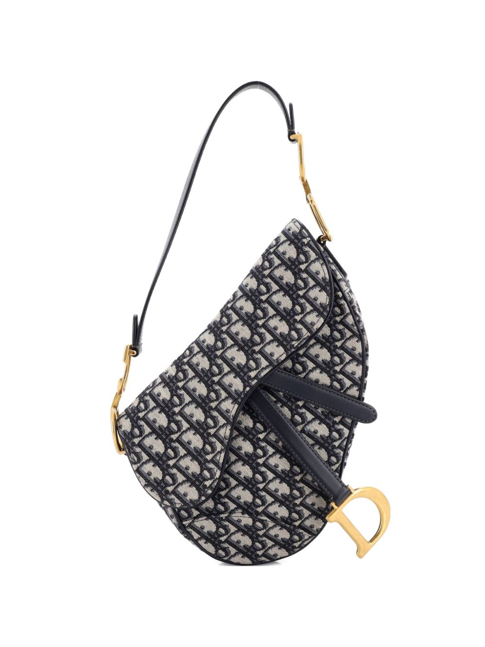 Dior Saddle Handbag Oblique Canvas Medium shoulder bag