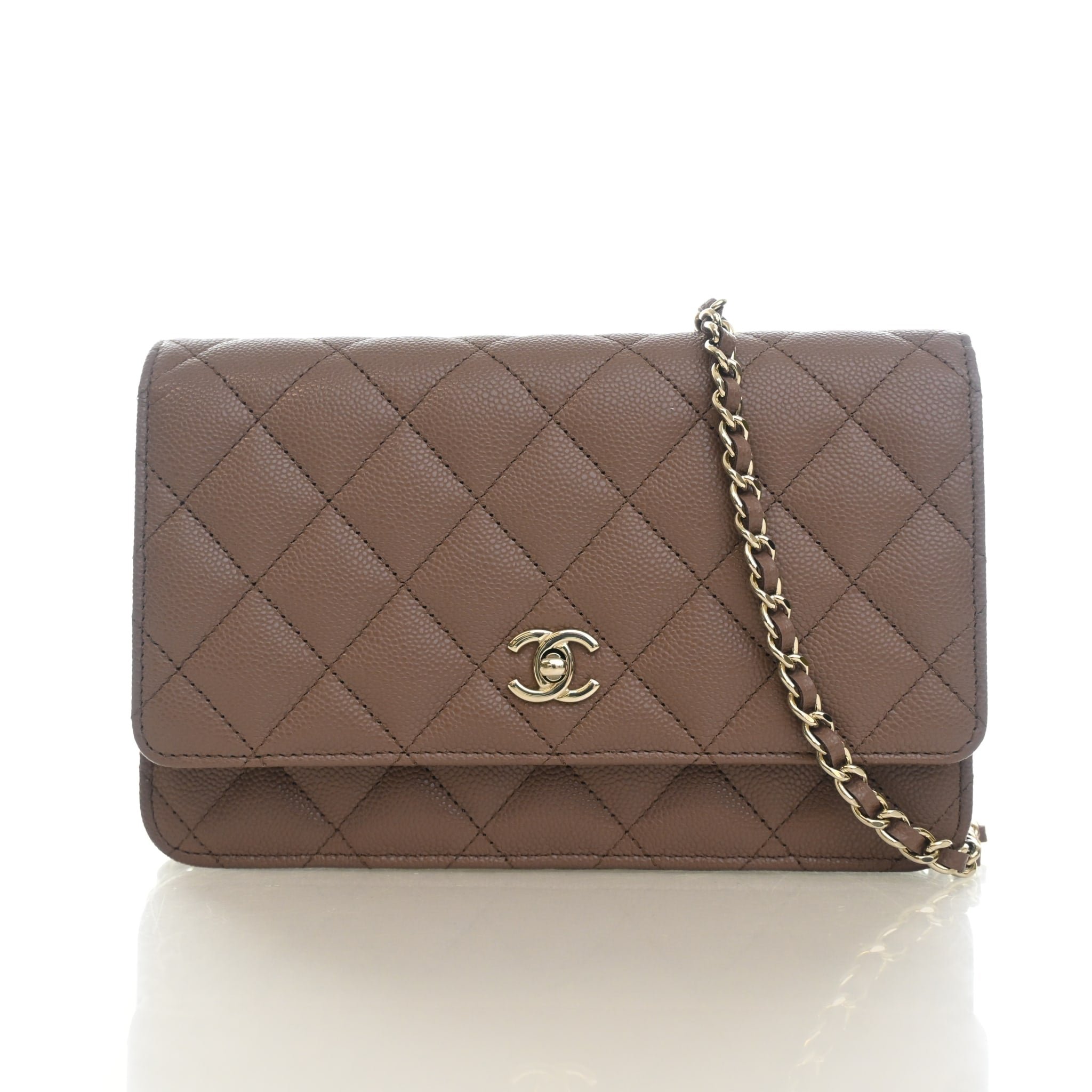 Chanel Caviar Wallet On Chain (WOC)