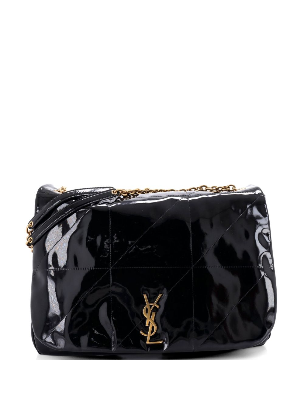 Jamie 4.3 Quilted Patent Large shoulder bag
