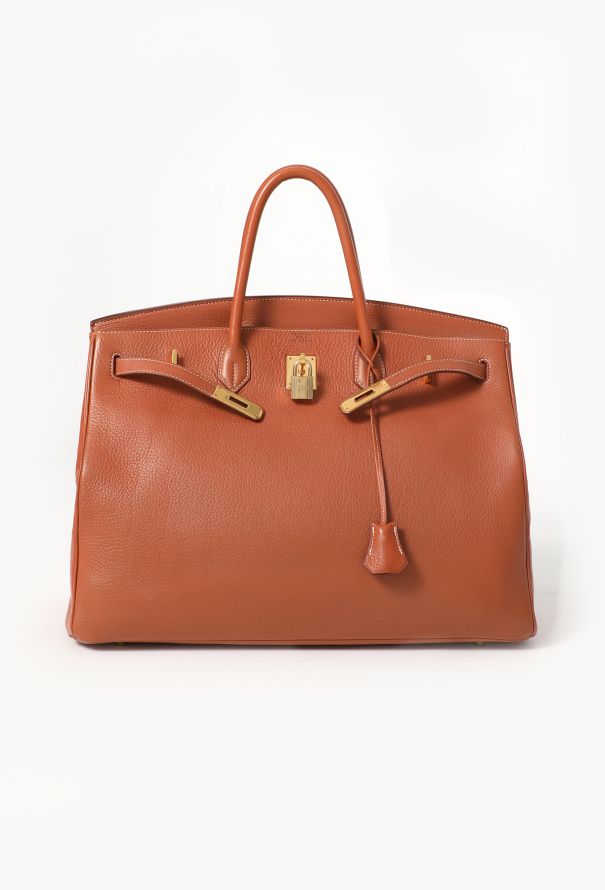 Hermes '90s Brique Clémence Birkin 40