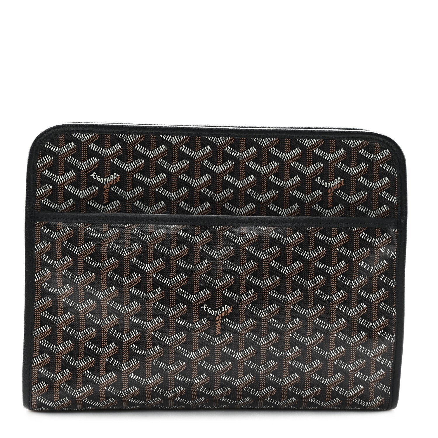 Goyard Goyardine Jouvence GM Toiletry Pouch Black