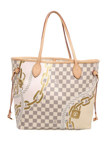 Damier Azur Nautical Neverfull w/Pouch MM