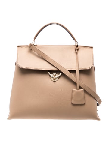 Leather Top Handle Bag