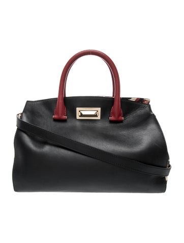 Leather Top Handle Bag