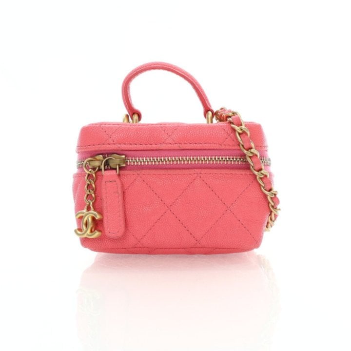 Chanel Mini Caviar Top Handle Vanity