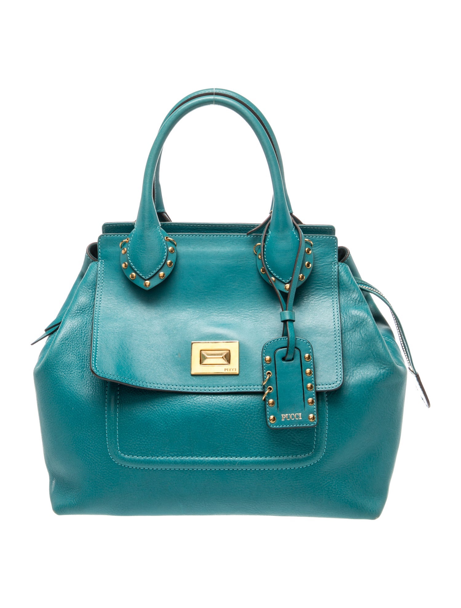 Leather Top Handle Bag