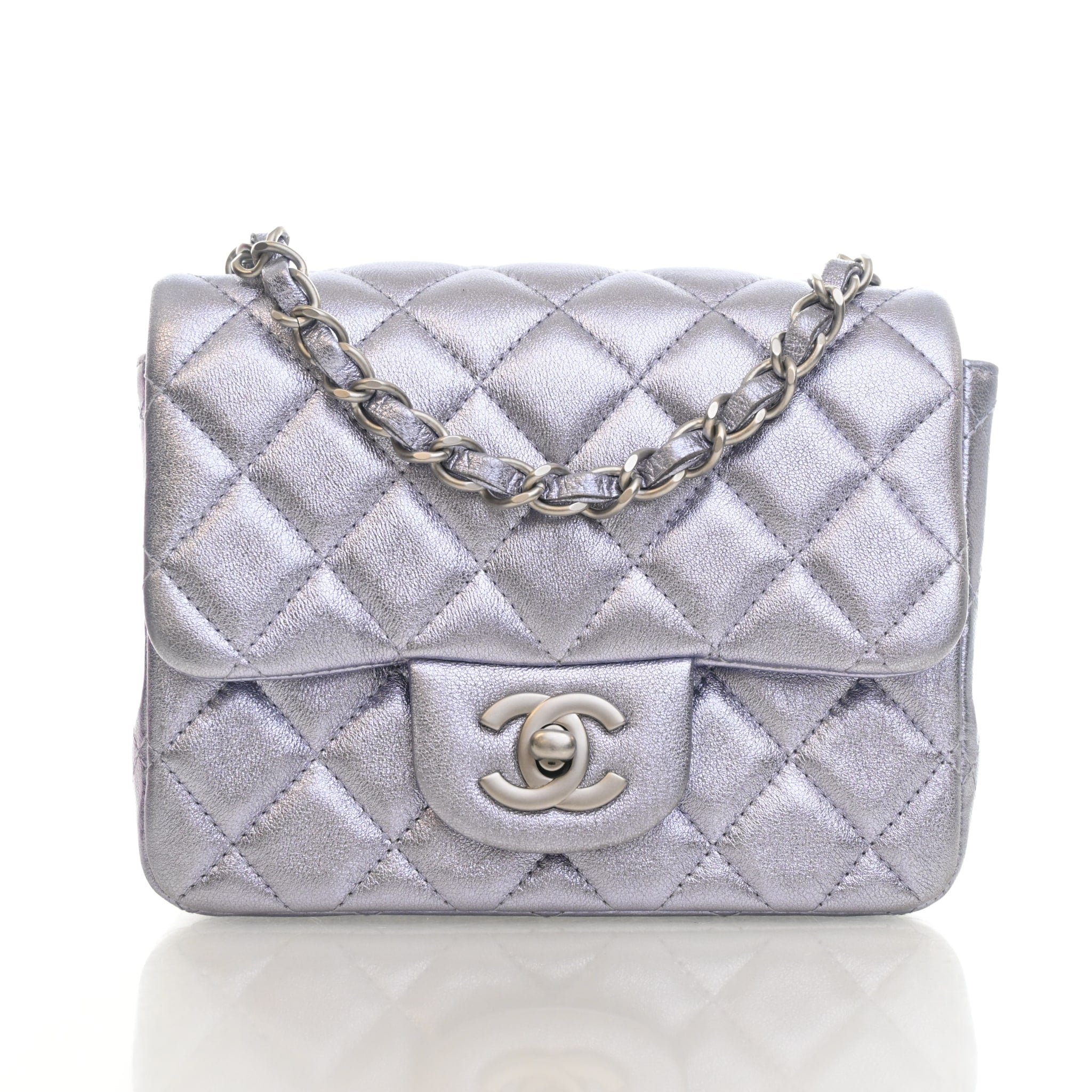 Chanel Mini Calfskin Square Classic Flap Bag