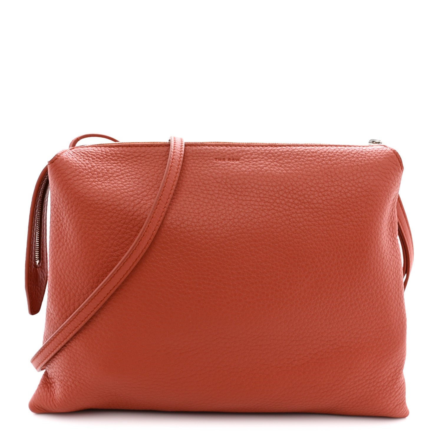 The Row Grained Calfskin Nu Twin Bag Rust