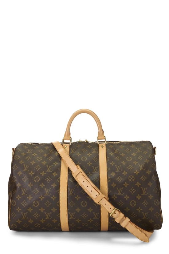 Monogram Canvas Keepall Bandouliere 50