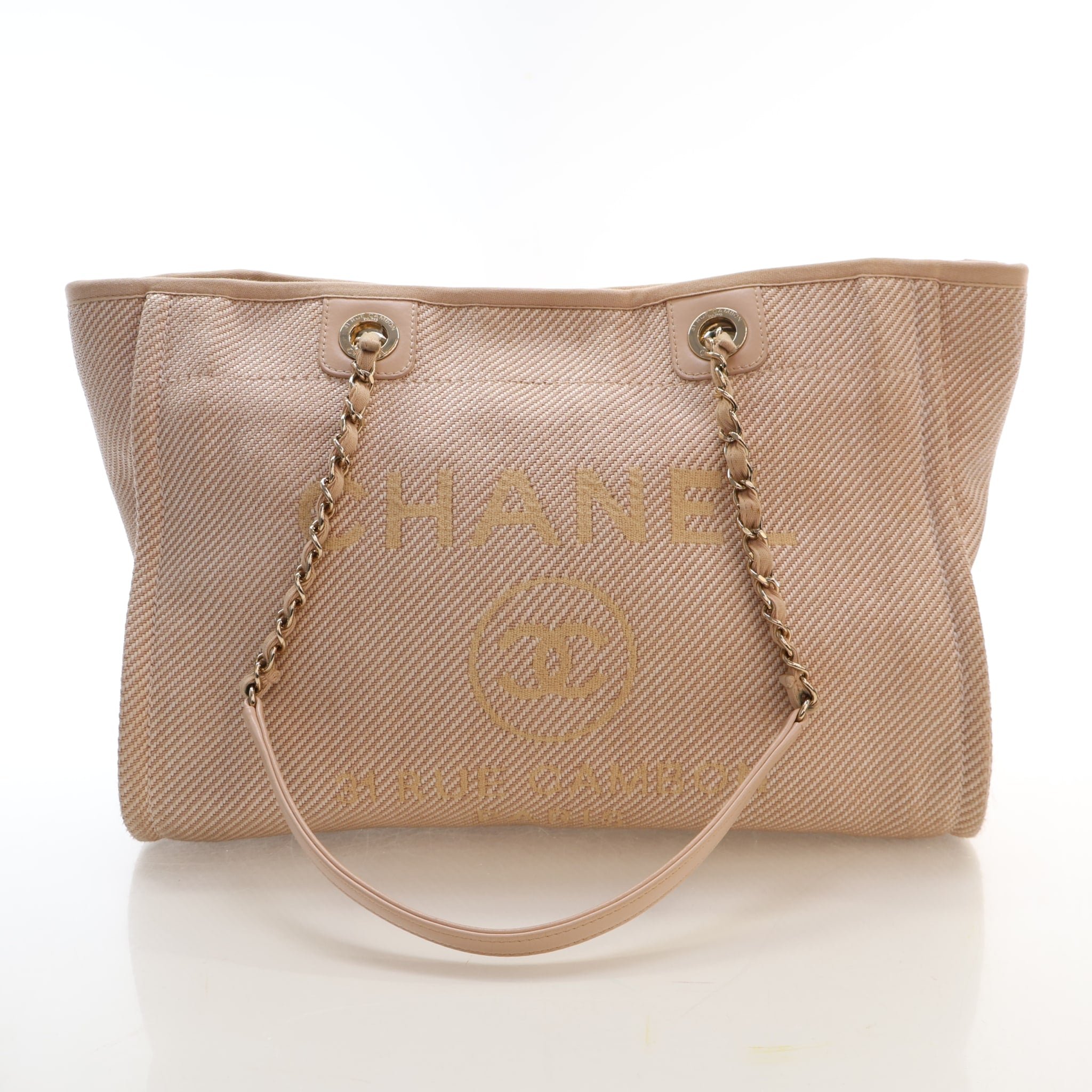 Chanel Small Mixed Fibers Deauville Tote