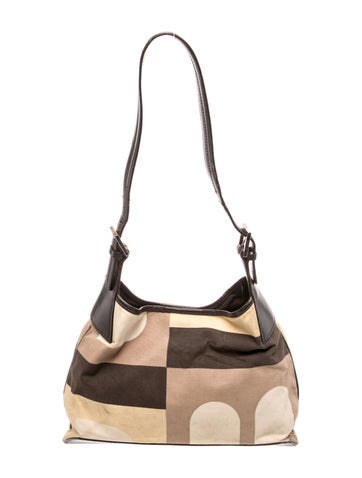 Bally Canvas Shoulder Bag Vintage