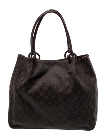 GG Denim Tote