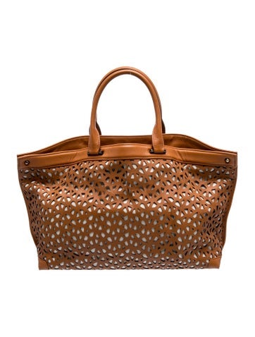 Akris Leather Top Handle Bag