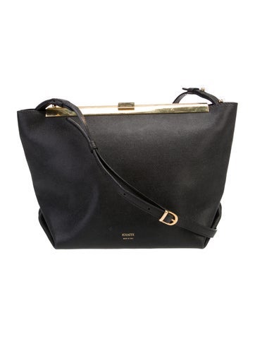 Khaite Leather Messenger Bag