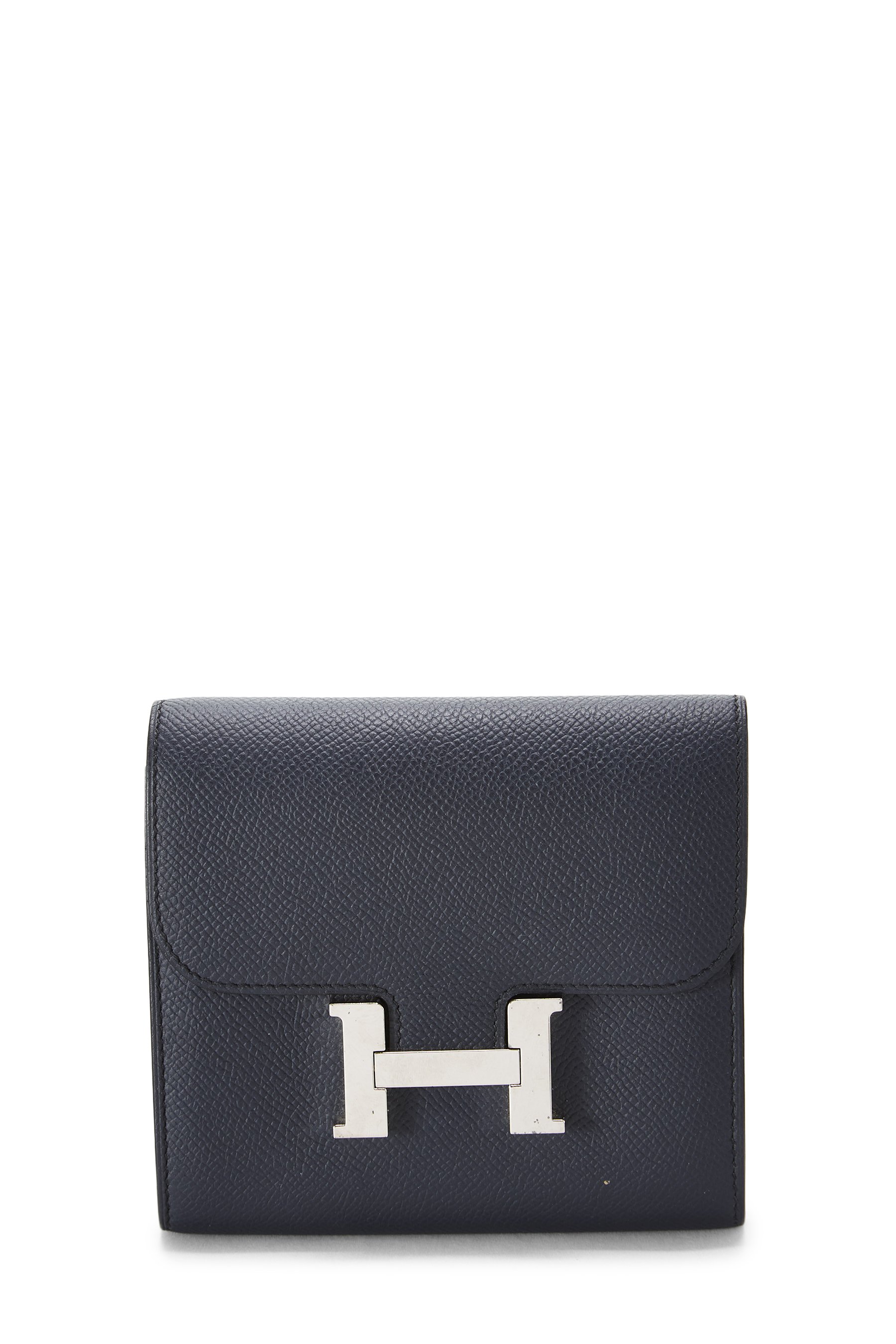 Blue Navy Epsom Constance Short Wallet