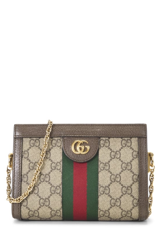 Original GG Supreme Canvas Ophidia Shoulder Bag Mini