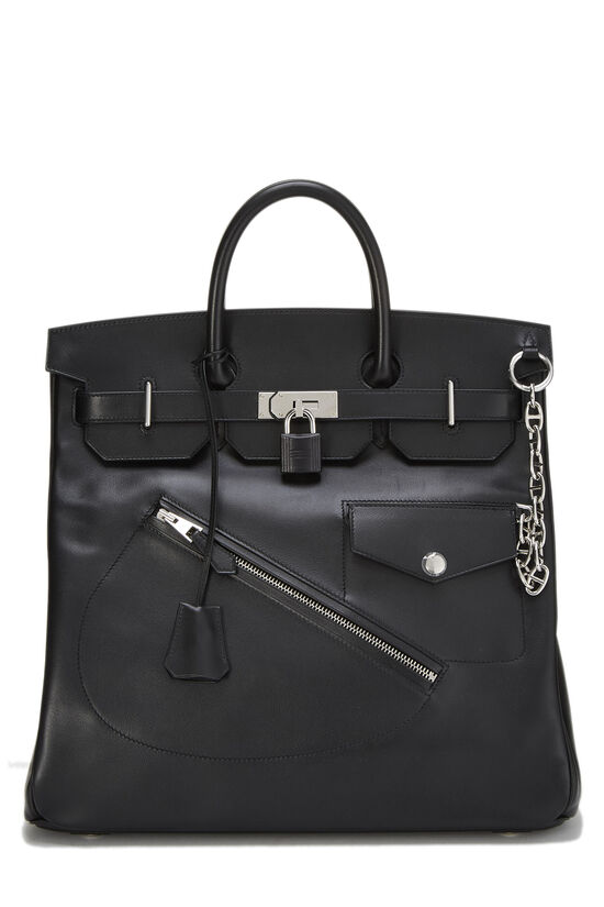 Hermes Black Volupto Rock Haut à Courroies "HAC" Birkin 40