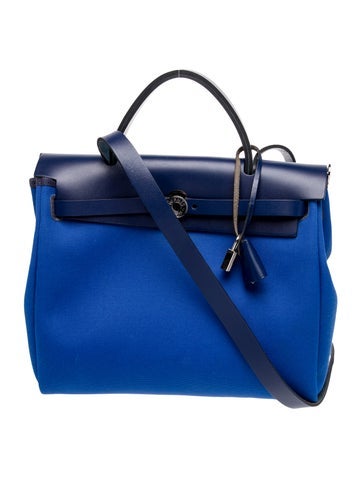 Hermes Toile & Vache Hunter Herbag 31