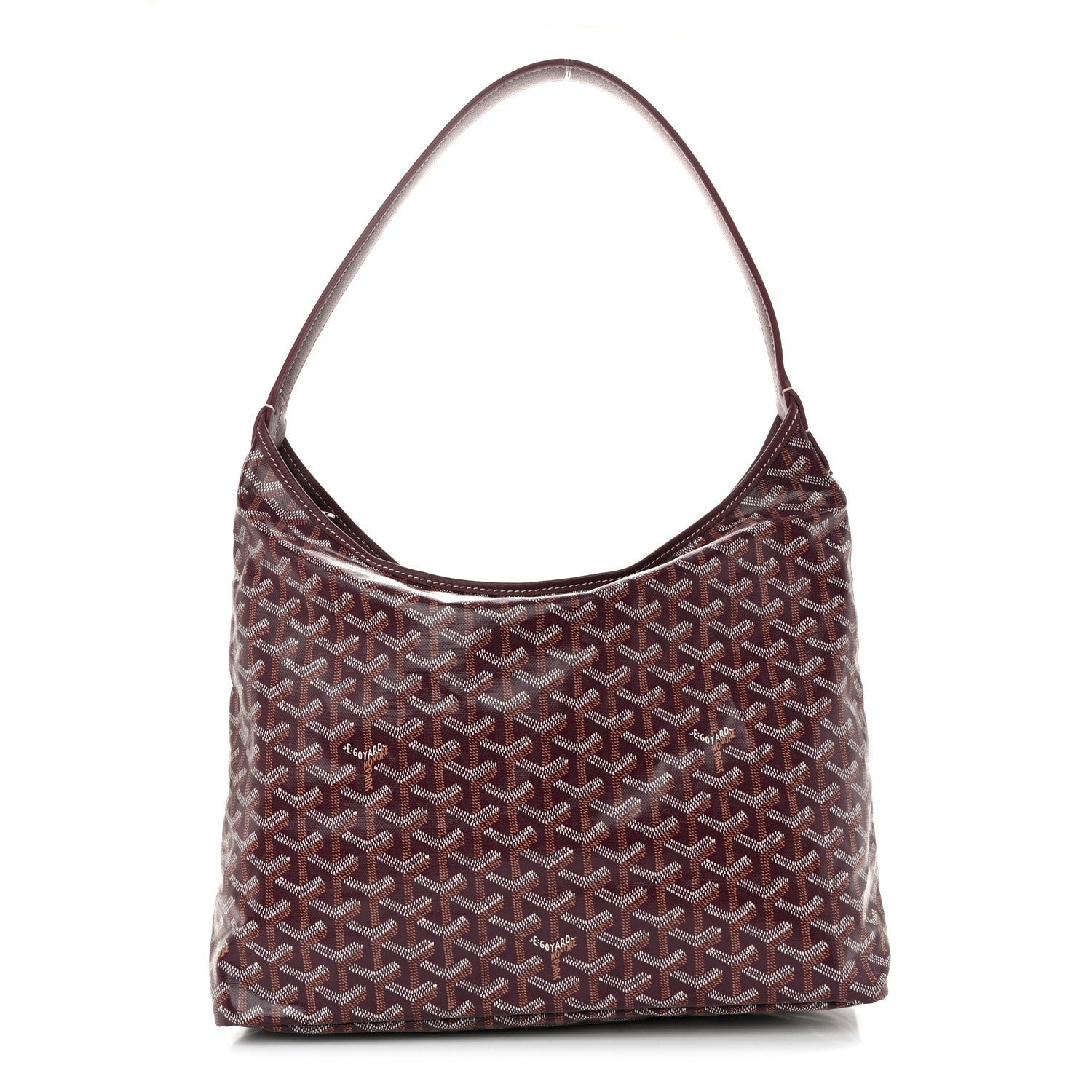 Goyard Goyard Goyardine Boheme Hobo Burgundy