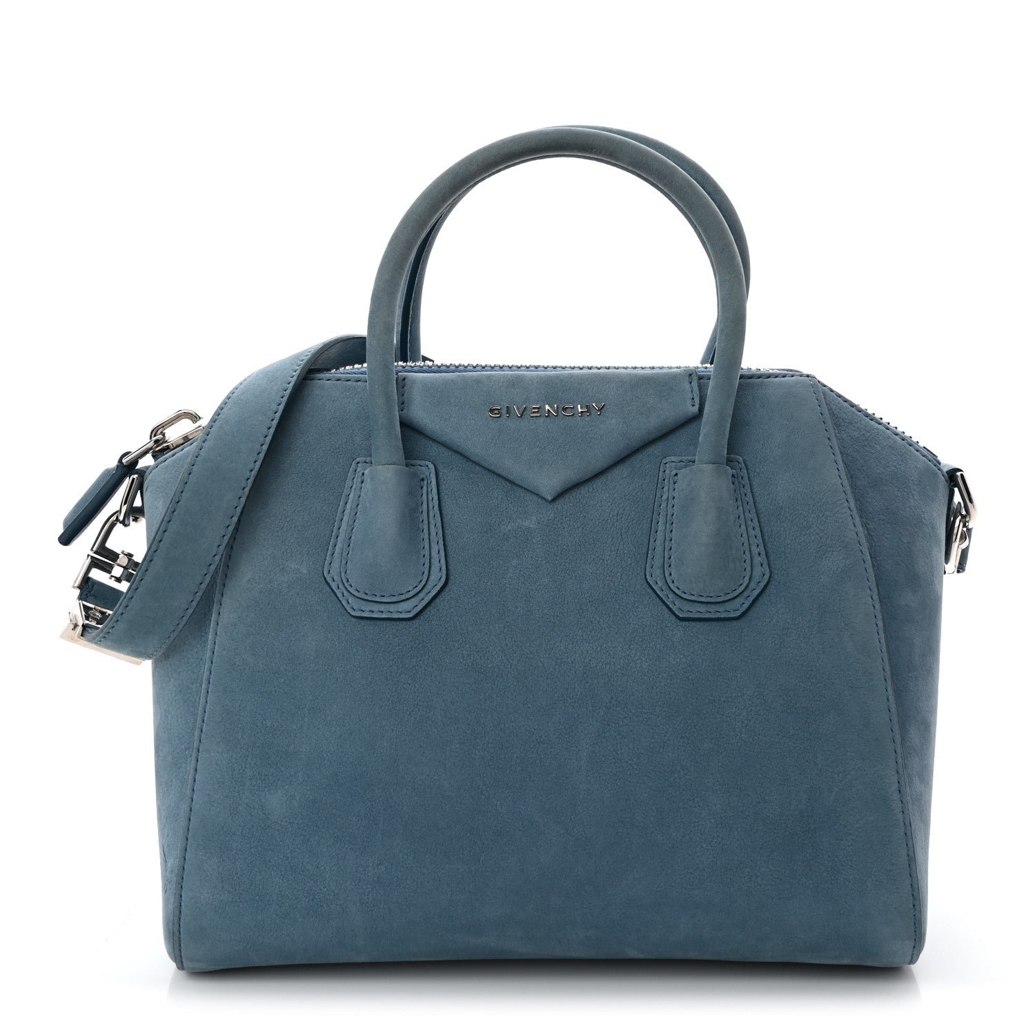 Givenchy Nubuck Small Antigona Medium Blue