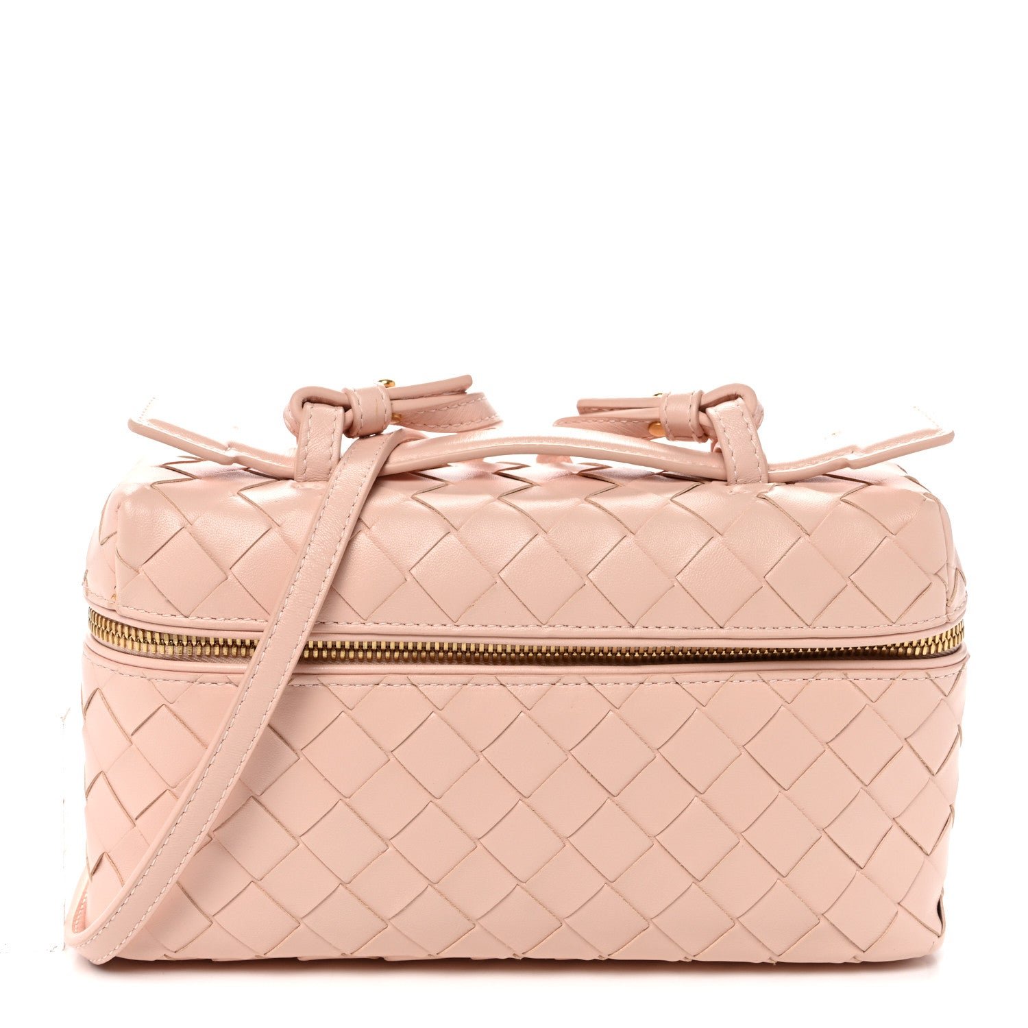 Bottega Veneta Calfskin Intrecciato Bang Bang Vanity Case Cameo