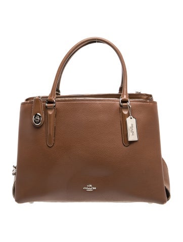Leather Top Handle Bag