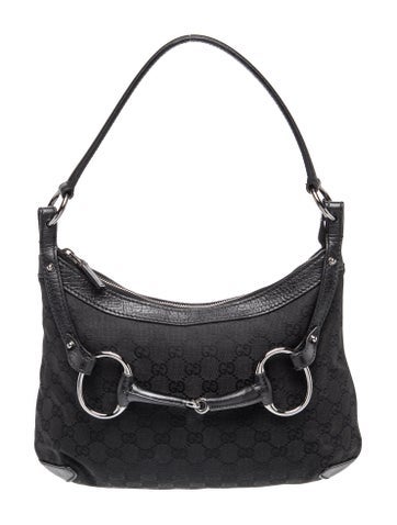 GG Canvas Horsebit Chain