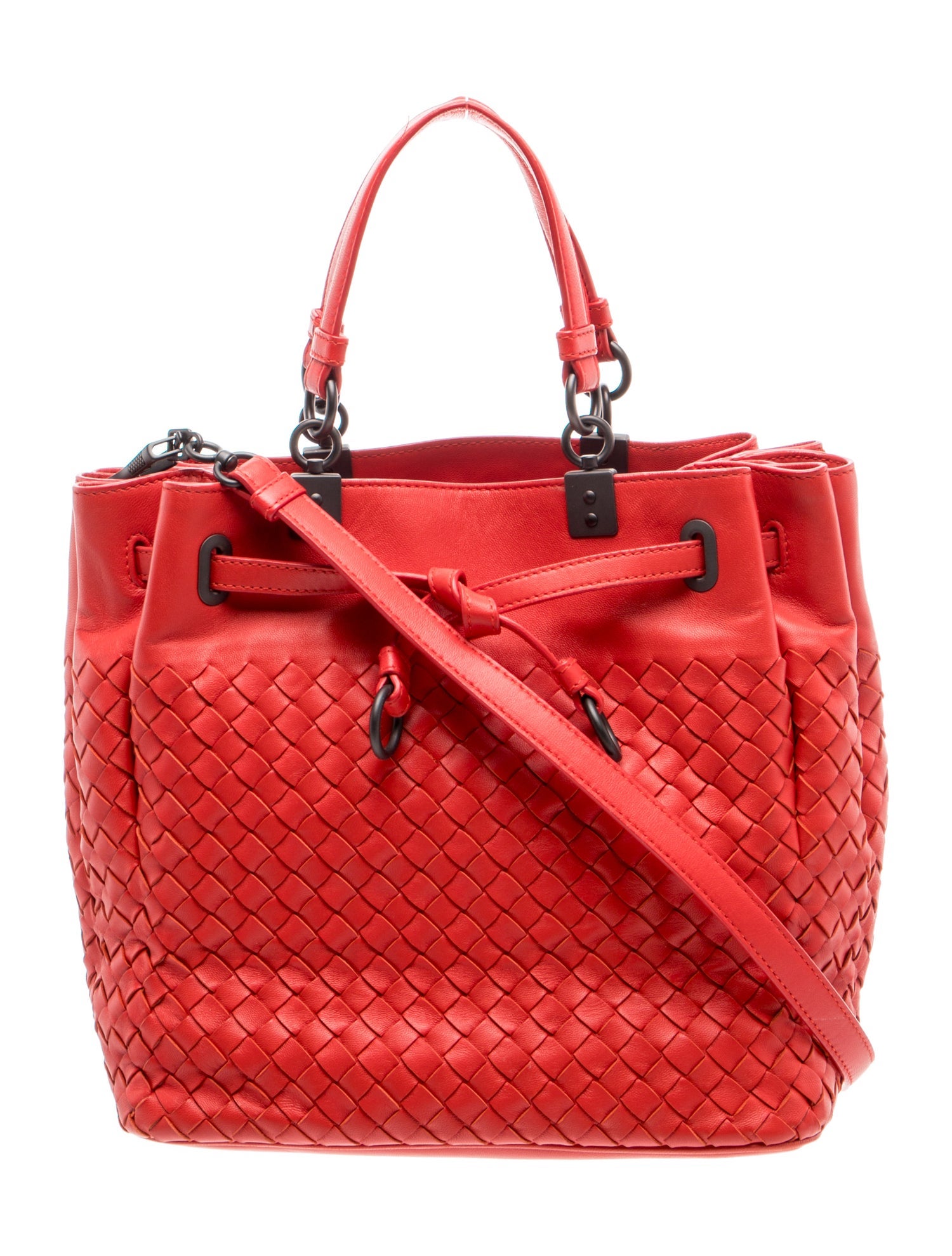 Intrecciato Top Handle Bag Vintage
