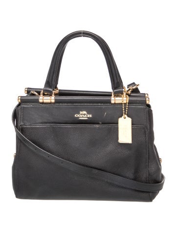 Leather Top Handle Bag
