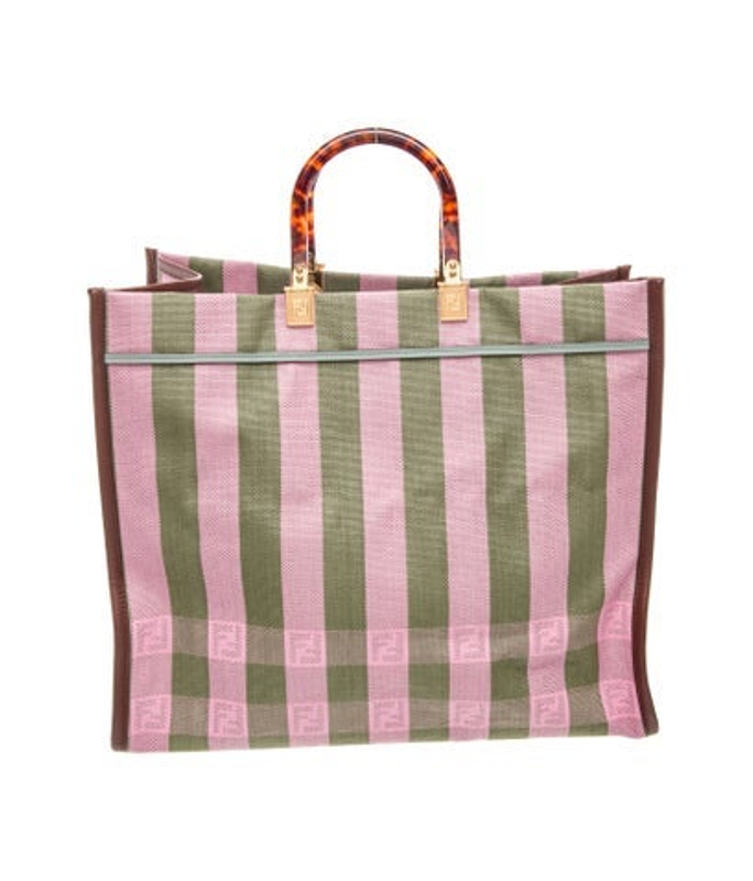 Fendi Pequin Sunshine Shopper Large