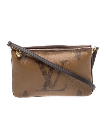 LV Monogram Double Zip Pochette