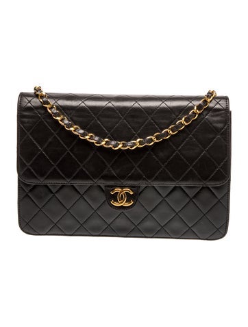 Push Lock Straight Flap Bag