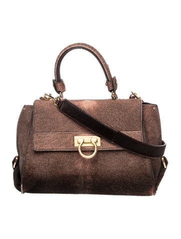 Leather Top Handle Bag