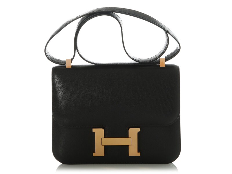 Black Chèvre Chamkila Constance 1-24 Rose Gold Hardware, 2023