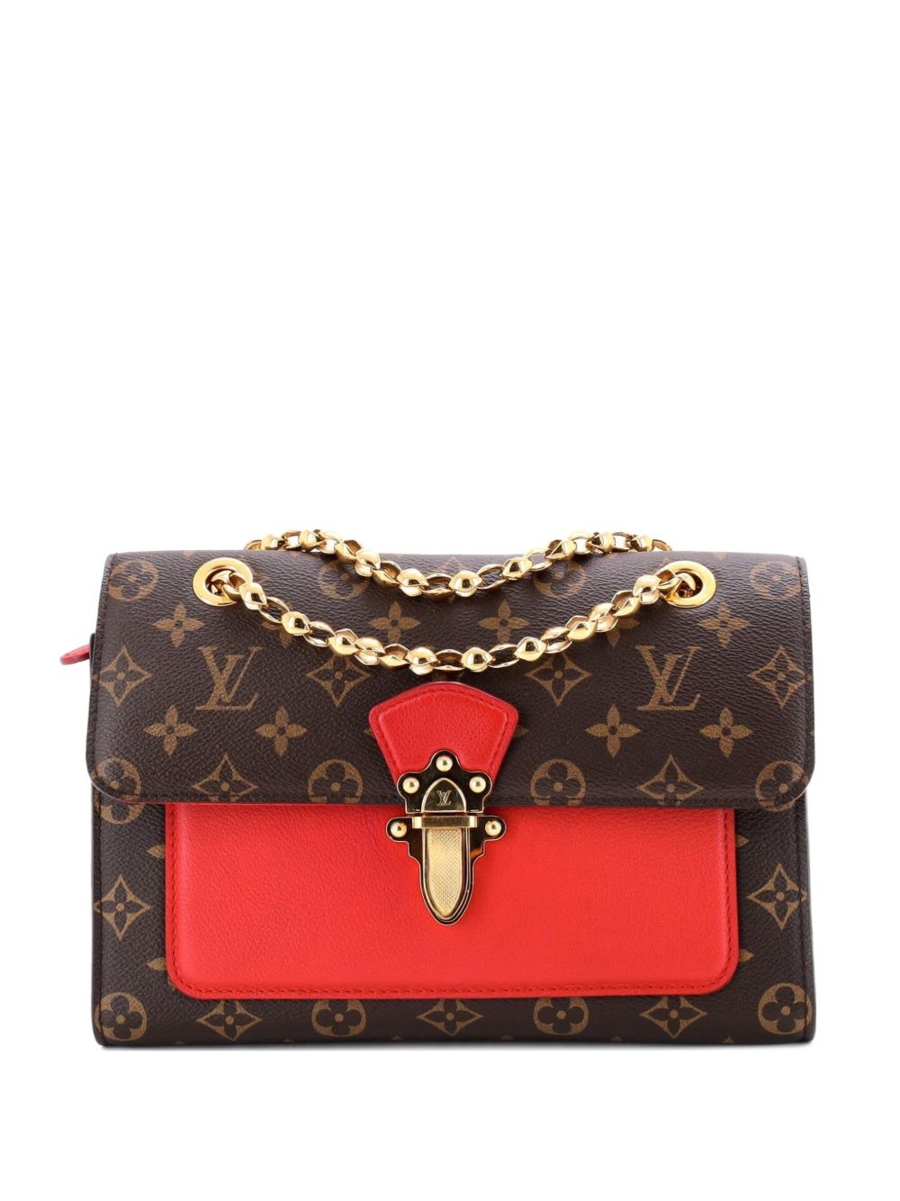 Victoire Handbag Monogram Canvas and Leather shoulder bag