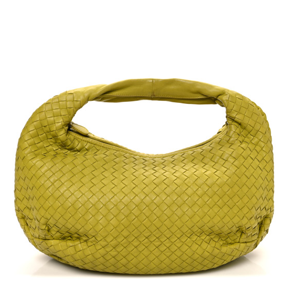 Bottega Veneta Nappa Intrecciato Medium Belly Veneta Hobo Chartreuse
