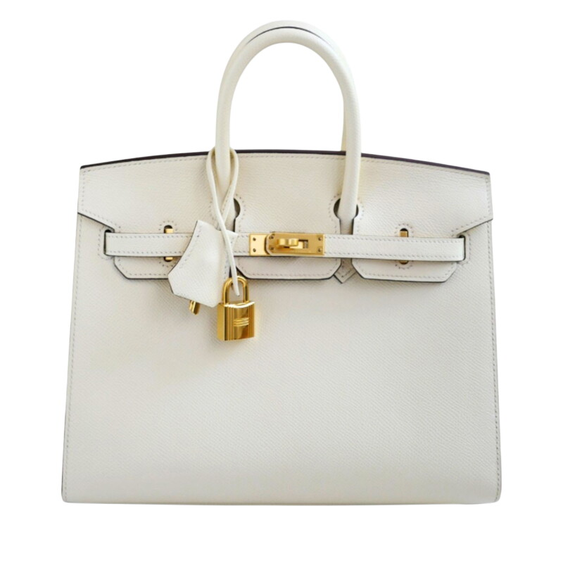Nata Epsom Sellier Birkin 25 Gold Hardware, 2022