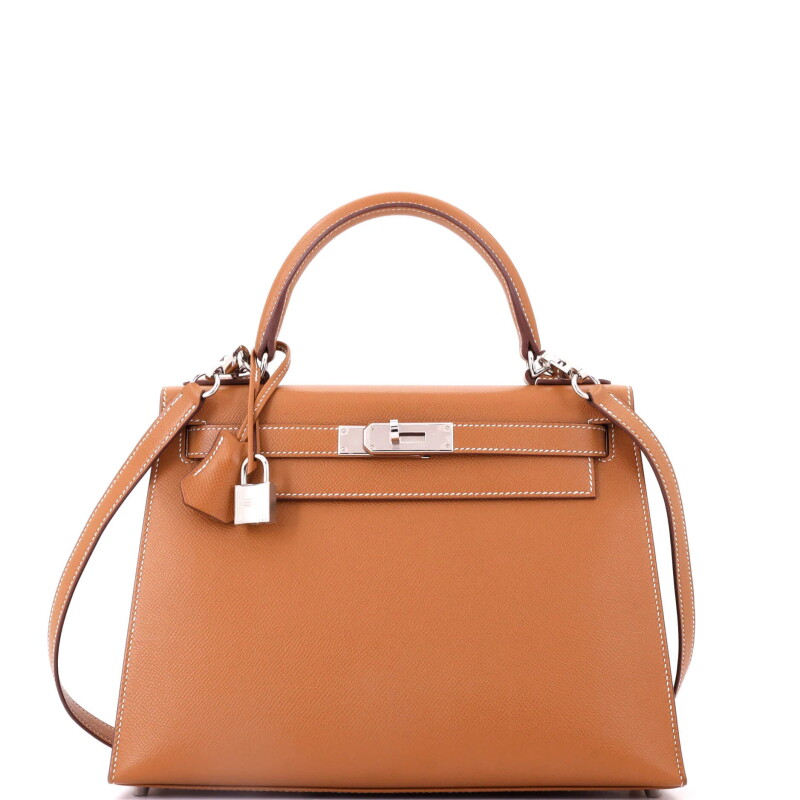 Gold Epsom Sellier Kelly 28 Palladium Hardware, 2023