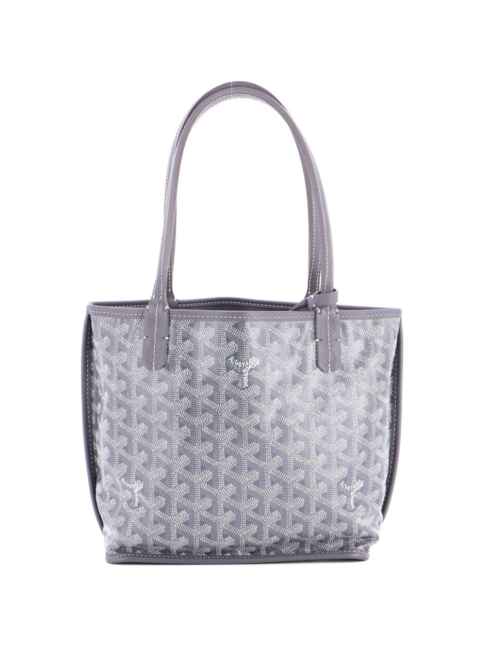 Anjou Reversible Tote Coated Canvas Mini satchel