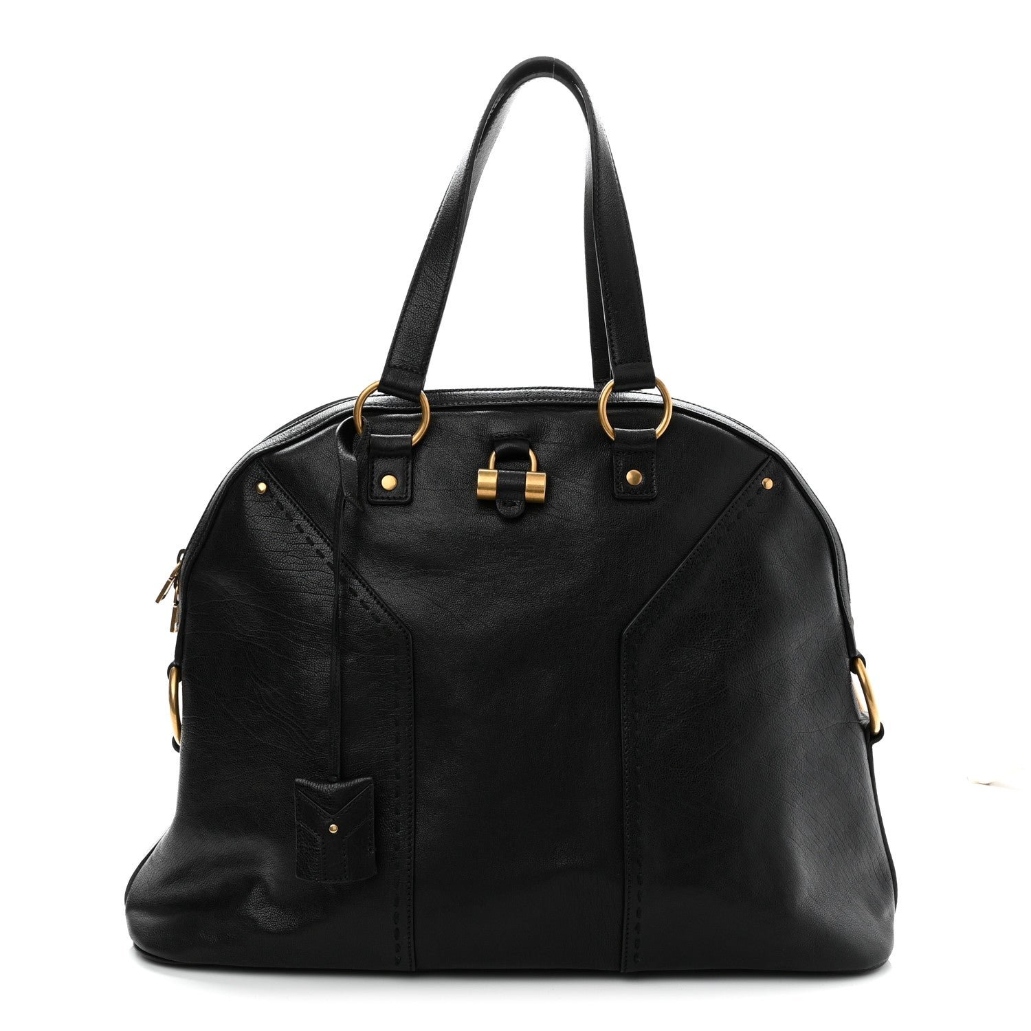 Saint Laurent Calfskin Oversized Muse Black