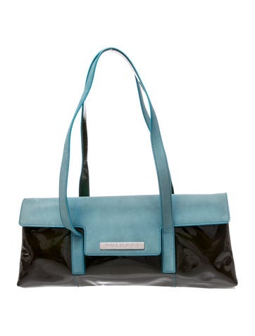 Bvlgari Patent Leather Shoulder Bag Vintage