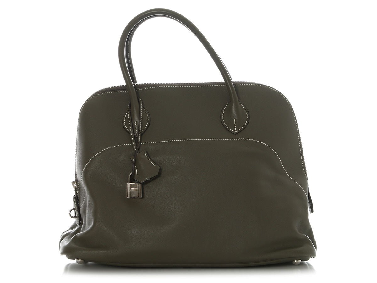 Hermes Hermès Etoupe Sikkim Bolide Relax 35