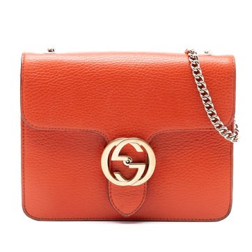 Small Dollar Calfskin Interlocking G Crossbody