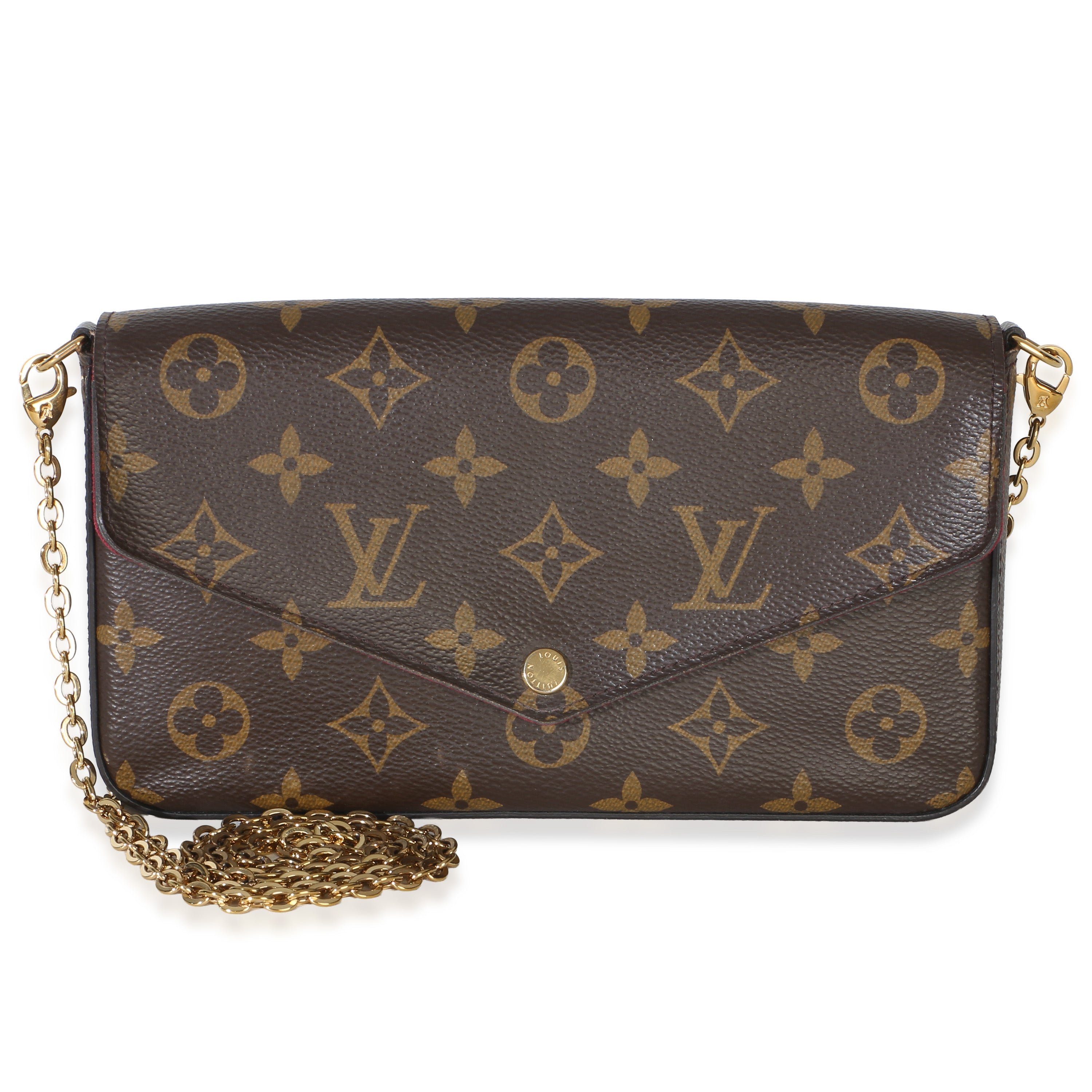 Fuschia Monogram Canvas Felicie Pochette