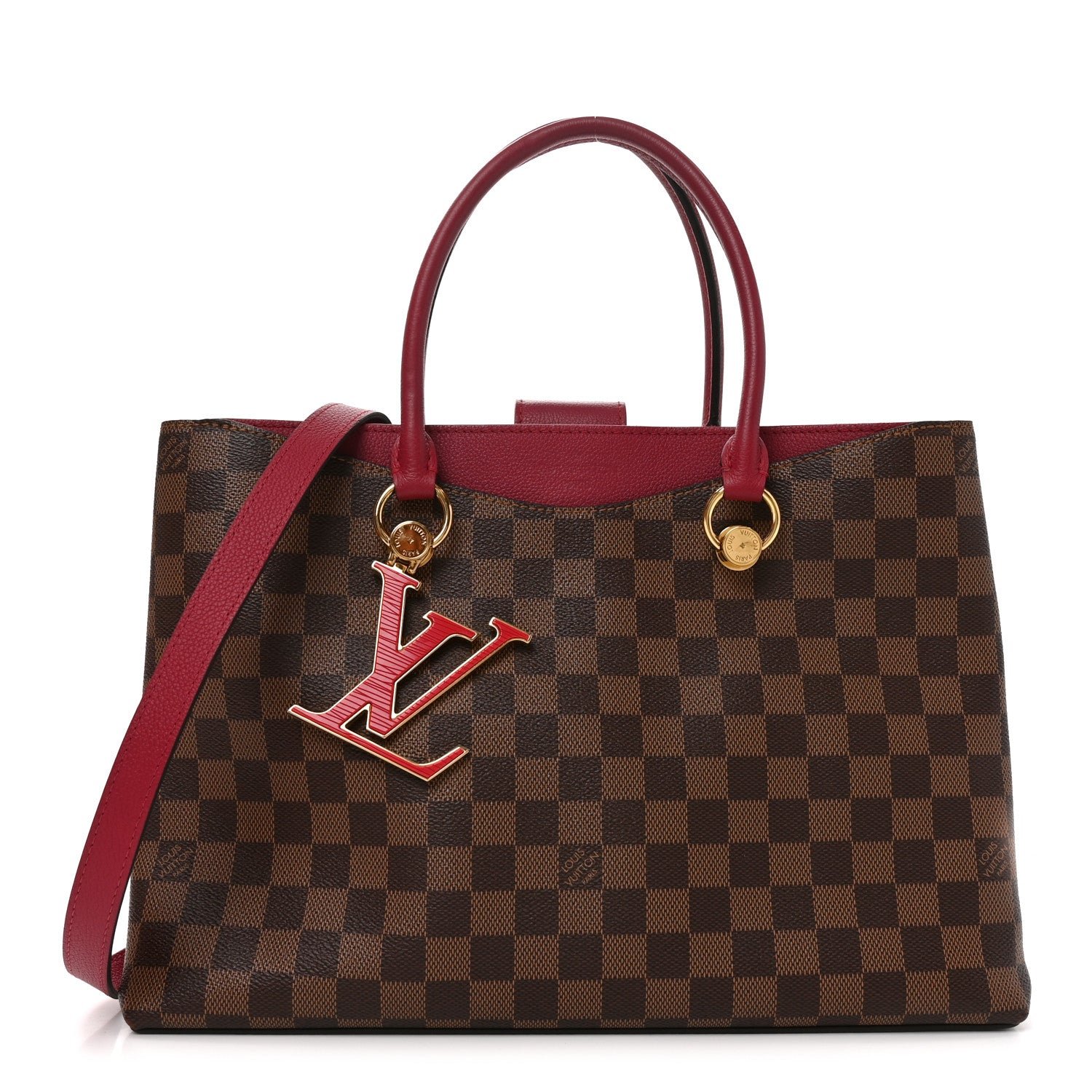 Louis Vuitton Damier Ebene LV Riverside Lie De Vin