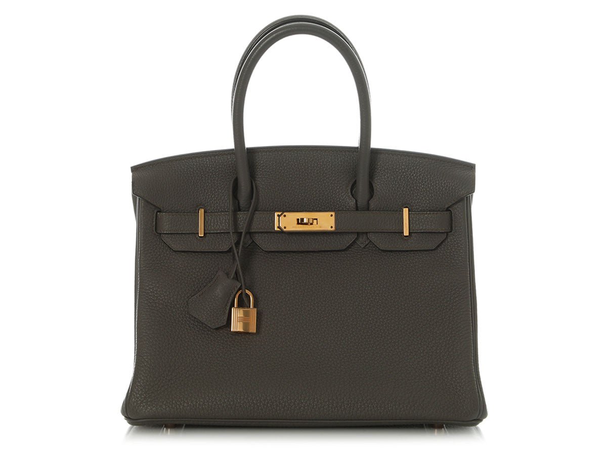 Hermes Hermès Etain Togo Birkin 30