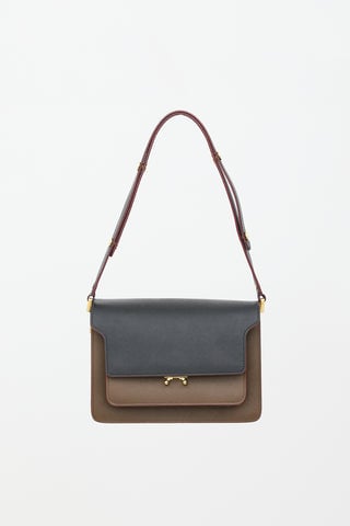 Saffiano Leather Medium Trunk Bag